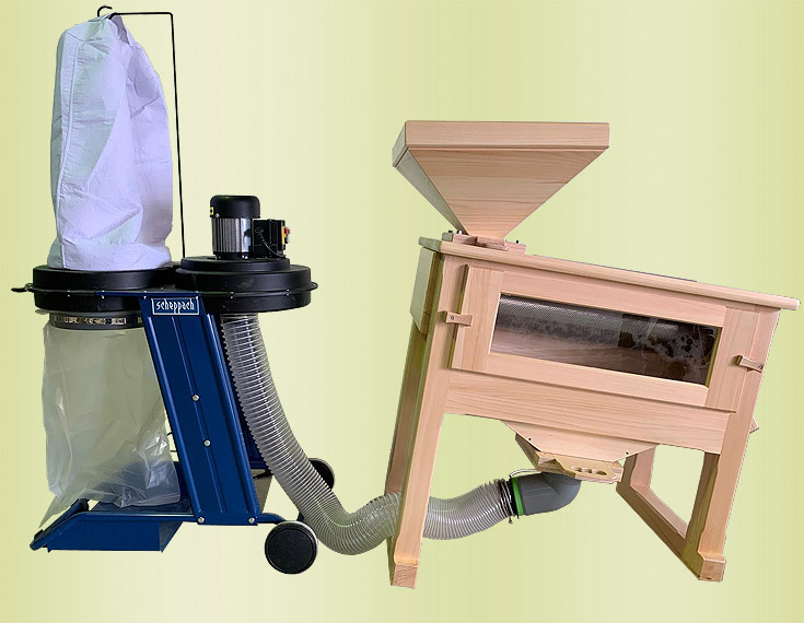 Brushing machine - Osttiroler grain mills