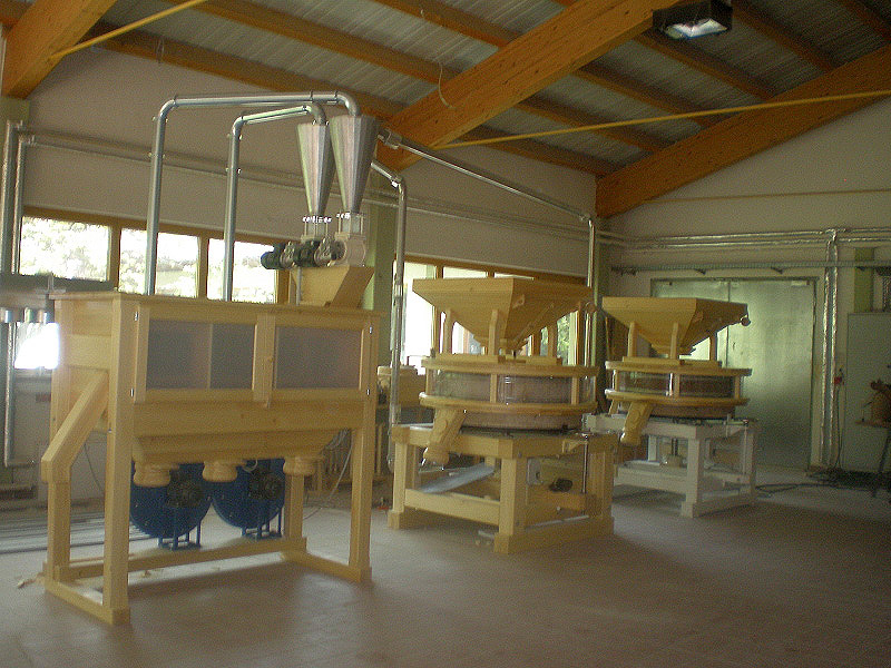 Grain mill plant A1200 with big screen box - Osttiroler grain mills