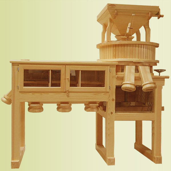 A 700 MSM S2 - stone mill - combi mill (2 outlets for flour)