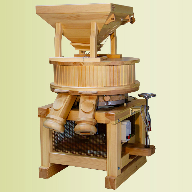 Moulin à farine professionnel à meules de pierre 100 kg/heure