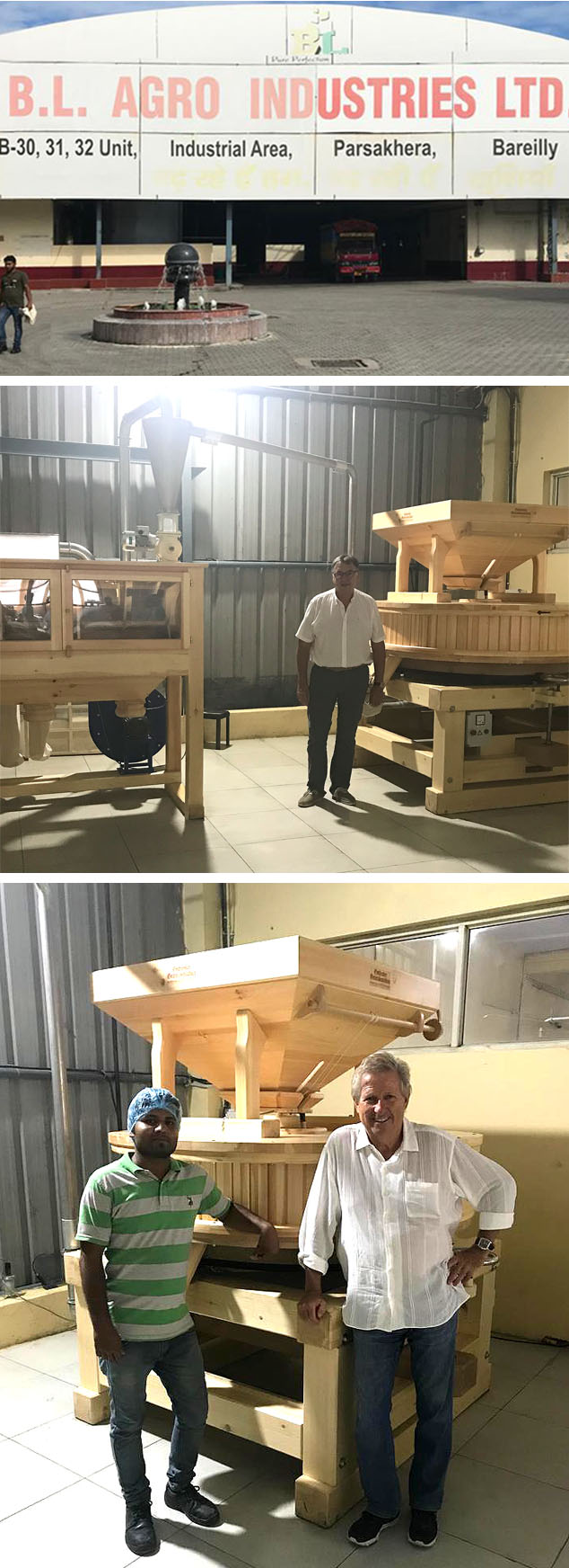 Osttiroler grain mill at Agro Industries in India