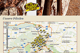 Bäckerei Felber mit über 50 Filialen in Österreich