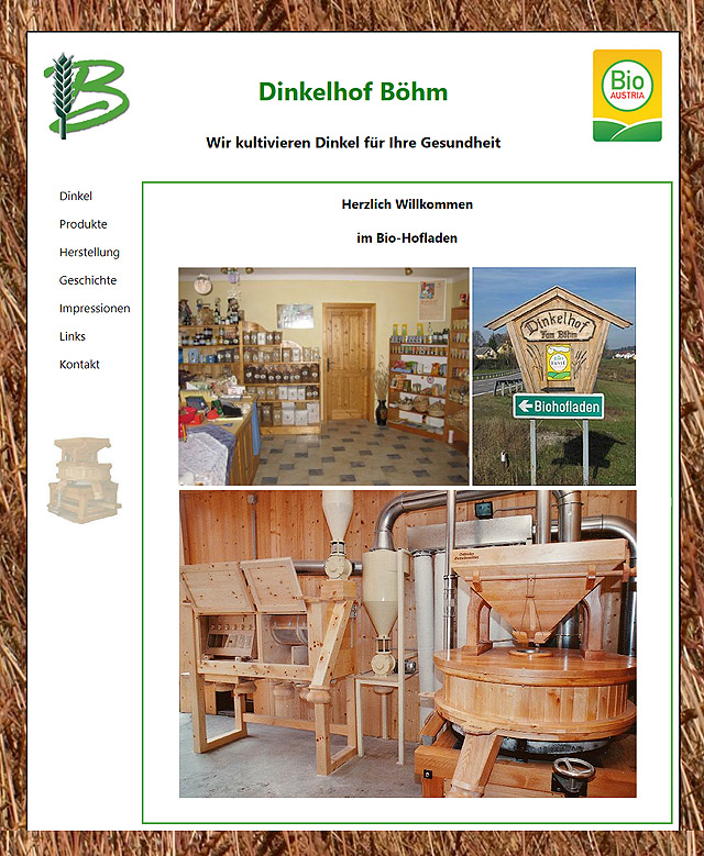 Dinkelhof Boehm moulin à grains OSTTIROLER GREEN